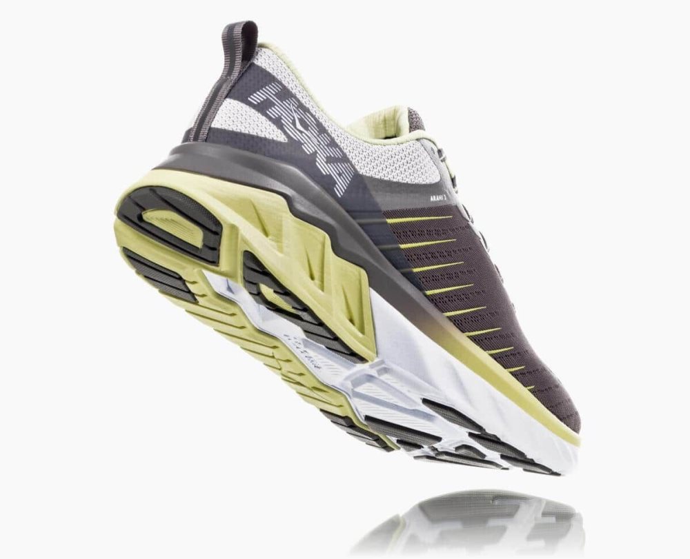 Grey / Light Green Hoka Arahi 3 | 25703ULNF