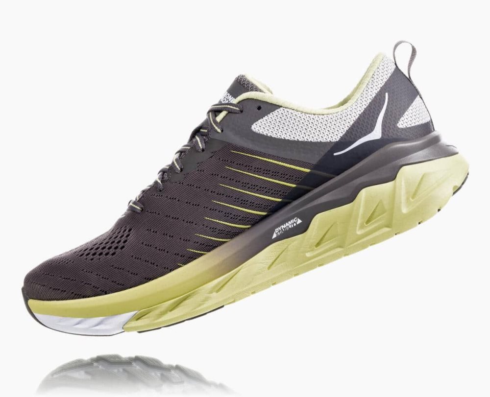 Grey / Light Green Hoka Arahi 3 | 25703ULNF