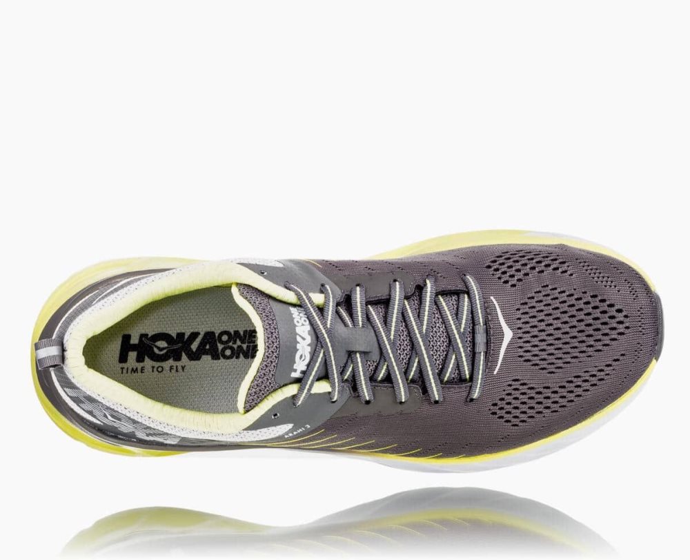 Grey / Light Green Hoka Arahi 3 | 25703ULNF