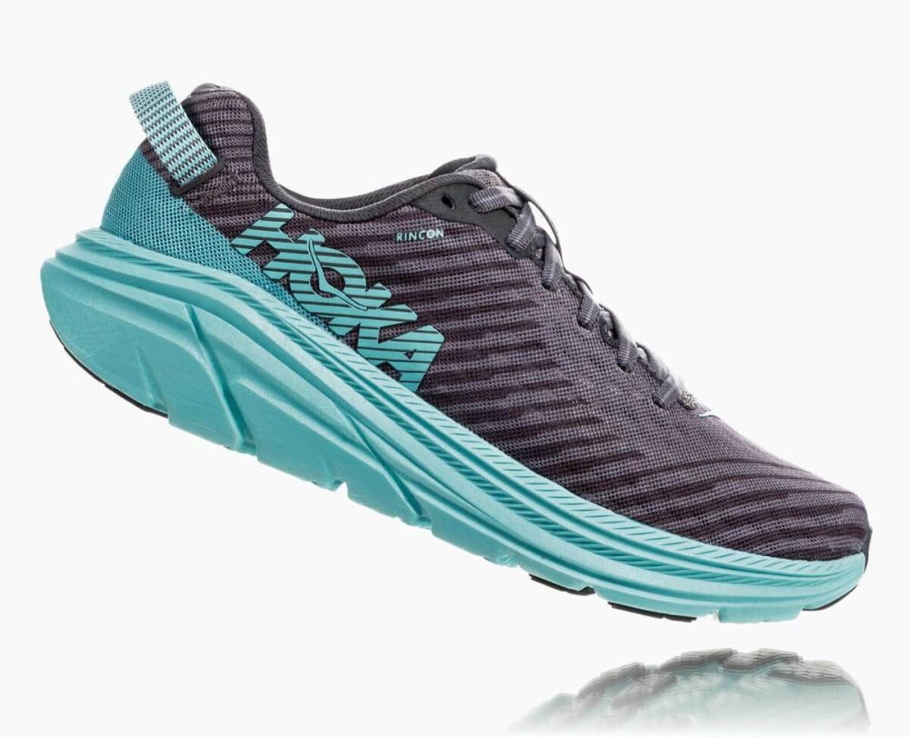 Grey / Light Turquoise Blue Hoka Rincon | 07489RNTY