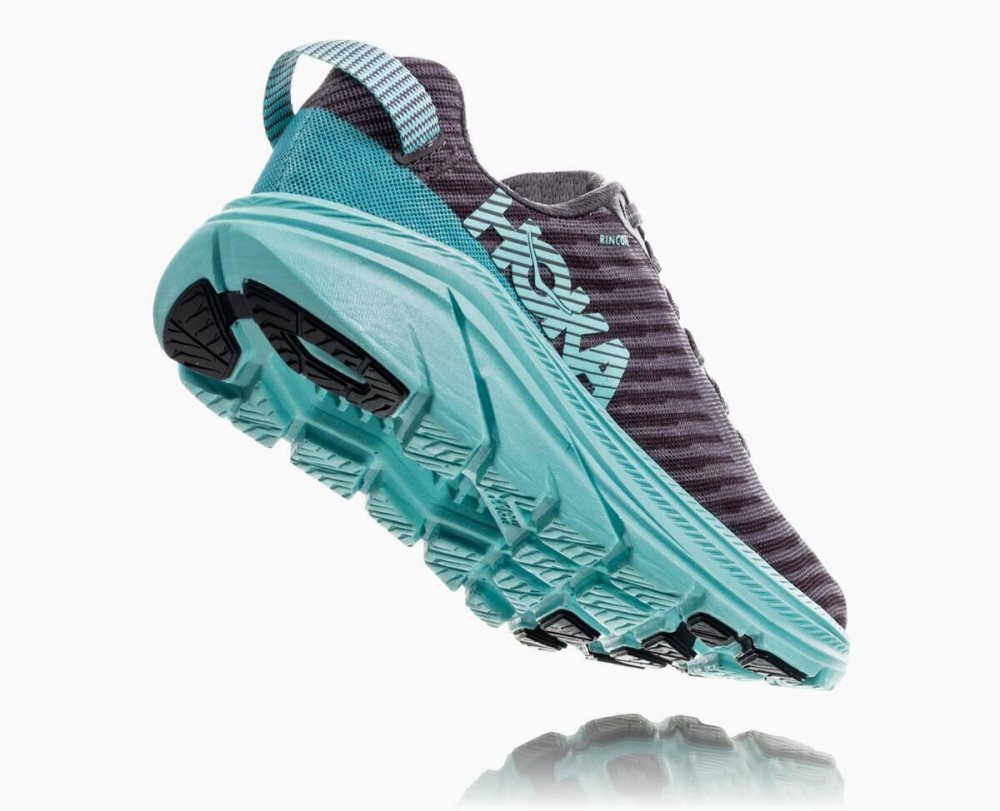 Grey / Light Turquoise Blue Hoka Rincon | 07489RNTY