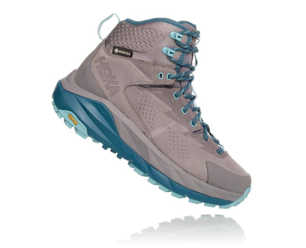 Grey / Light Turquoise Hoka Kaha GORE | 56784LJDT