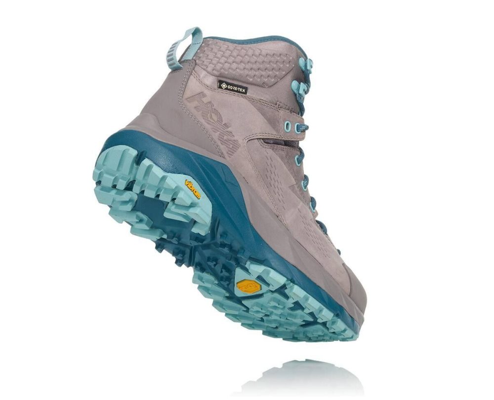 Grey / Light Turquoise Hoka Kaha GORE | 56784LJDT