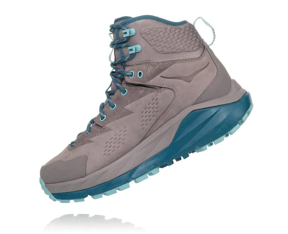 Grey / Light Turquoise Hoka Kaha GORE | 56784LJDT