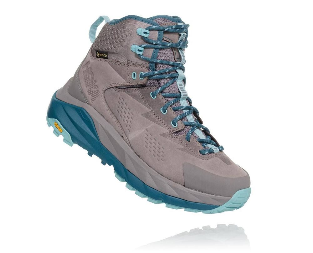 Grey / Light Turquoise Hoka Kaha GORE | 56784LJDT