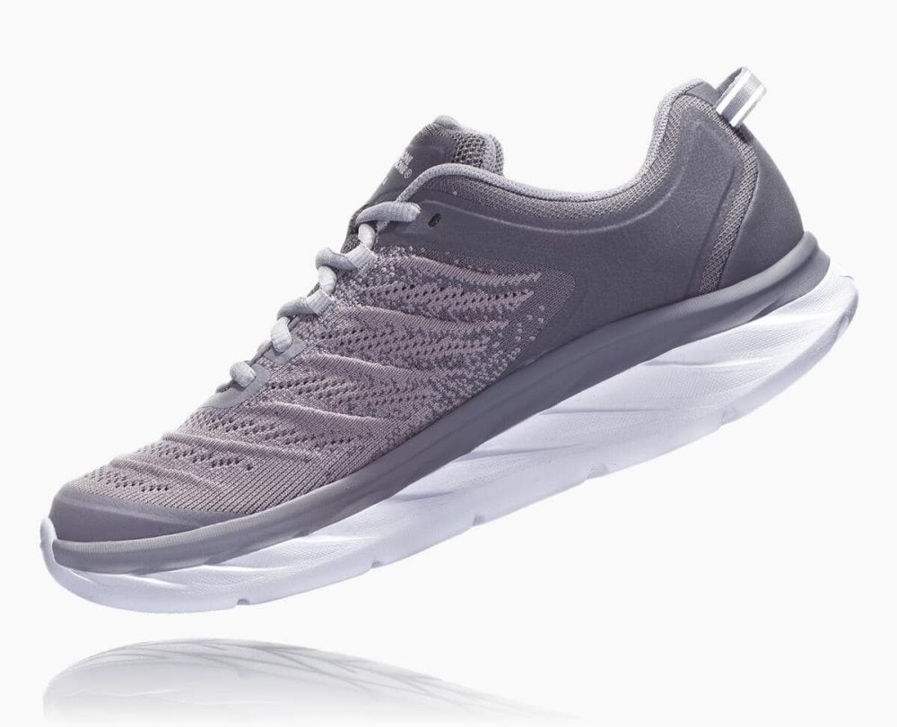 Grey / Silver Hoka Akasa Wide | 82937TMNG