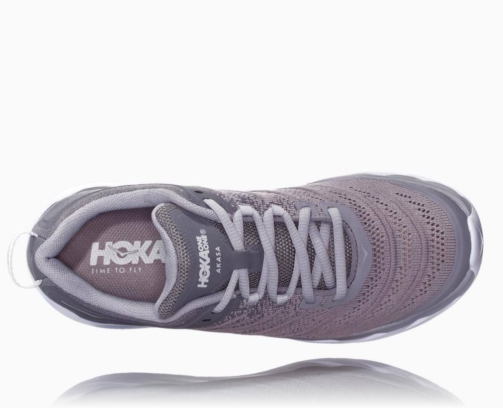 Grey / Silver Hoka Akasa | 57906KMRN