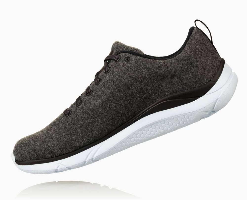 Grey / White Hoka Hupana Wool | 06821AJGS