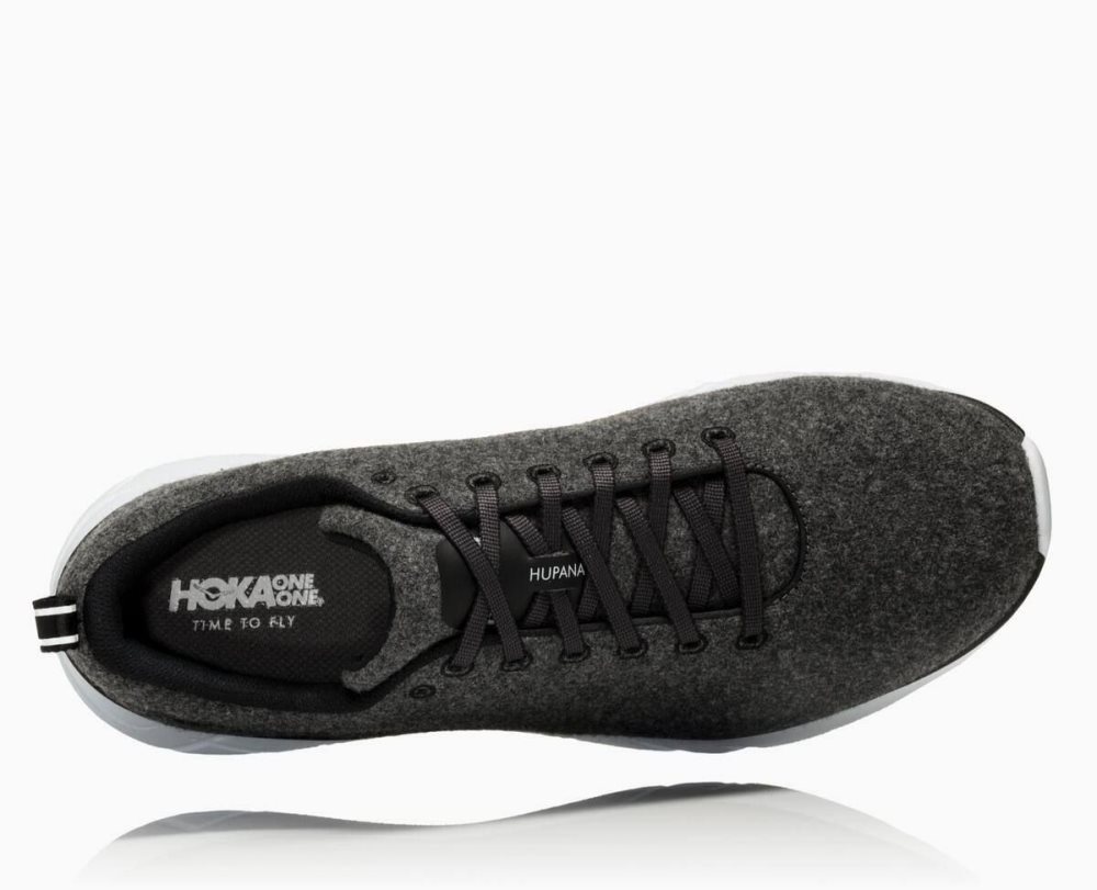 Grey / White Hoka Hupana Wool | 06821AJGS