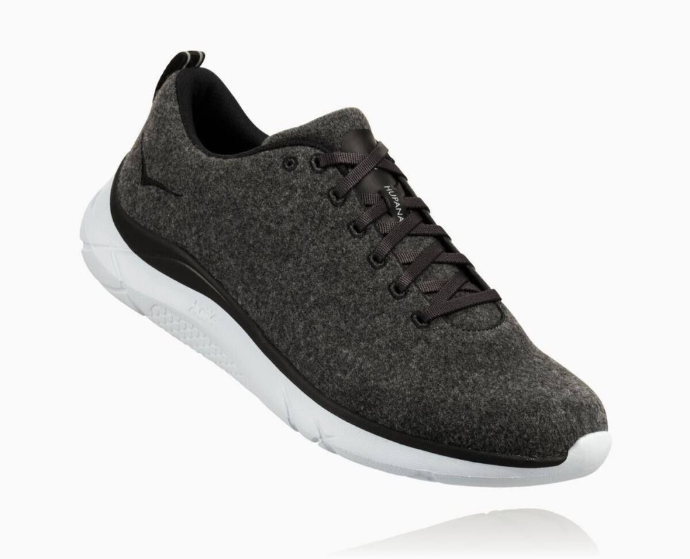 Grey / White Hoka Hupana Wool | 06821AJGS