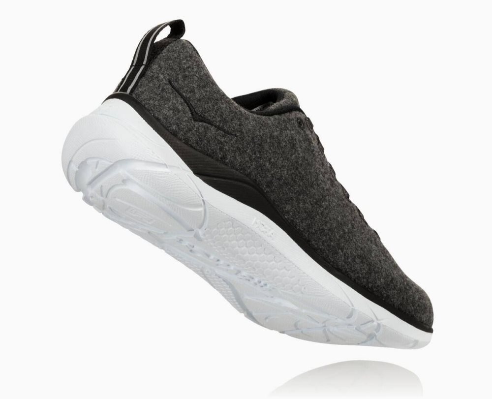 Grey / White Hoka Hupana Wool | 79365AIRU