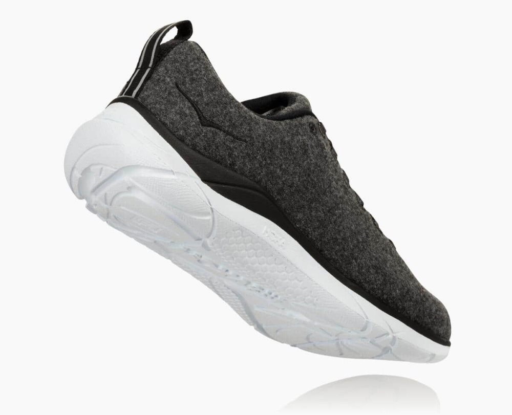 Grey / White Hoka Hupana Wool | 89046EFUI