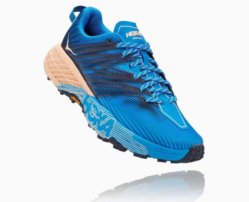 Indigo / Apricot Hoka Speedgoat 4 | 79285WFJE