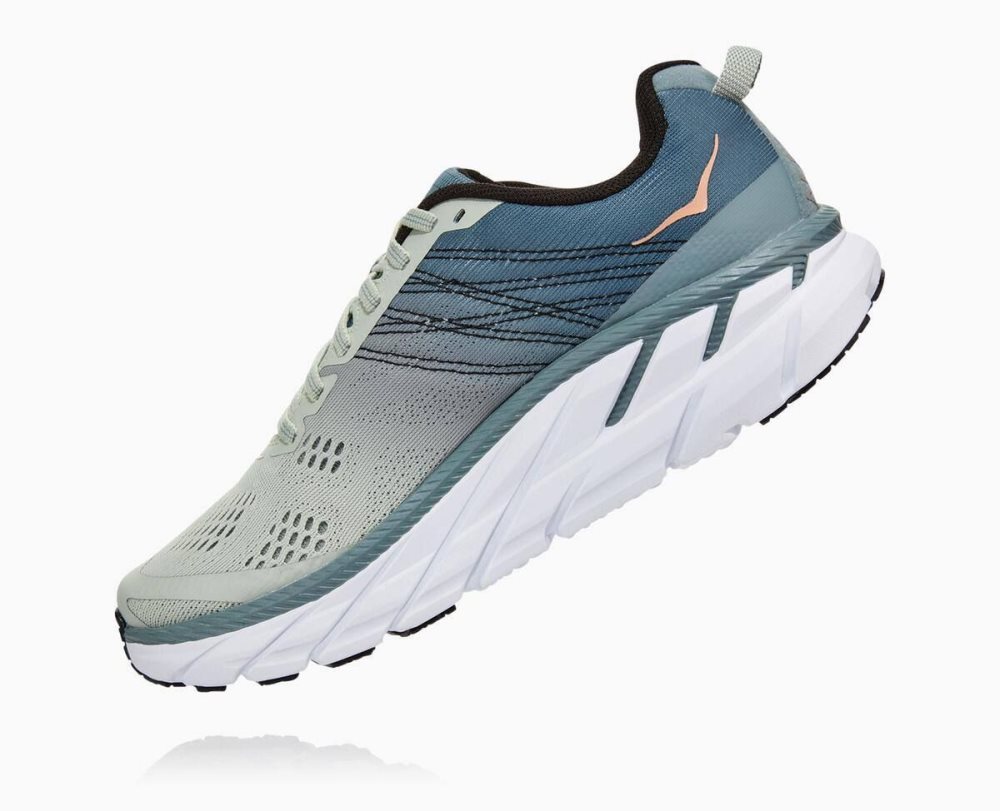 Lead/Sea Foam Hoka Clifton 6 | 14789OMZA