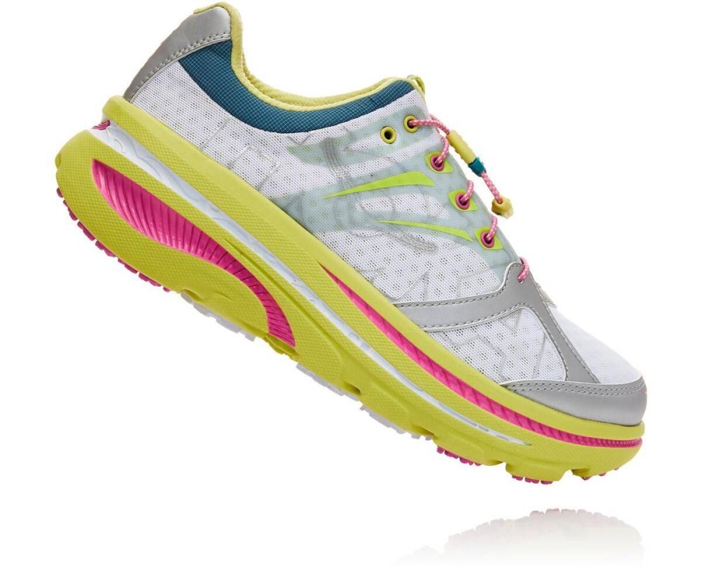 Light Green / Pink Hoka Outdoor Voices Bondi B | 23098OHIP