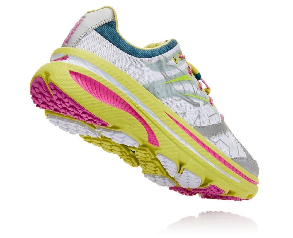 Light Green / Pink Hoka Outdoor Voices Bondi B | 23098OHIP