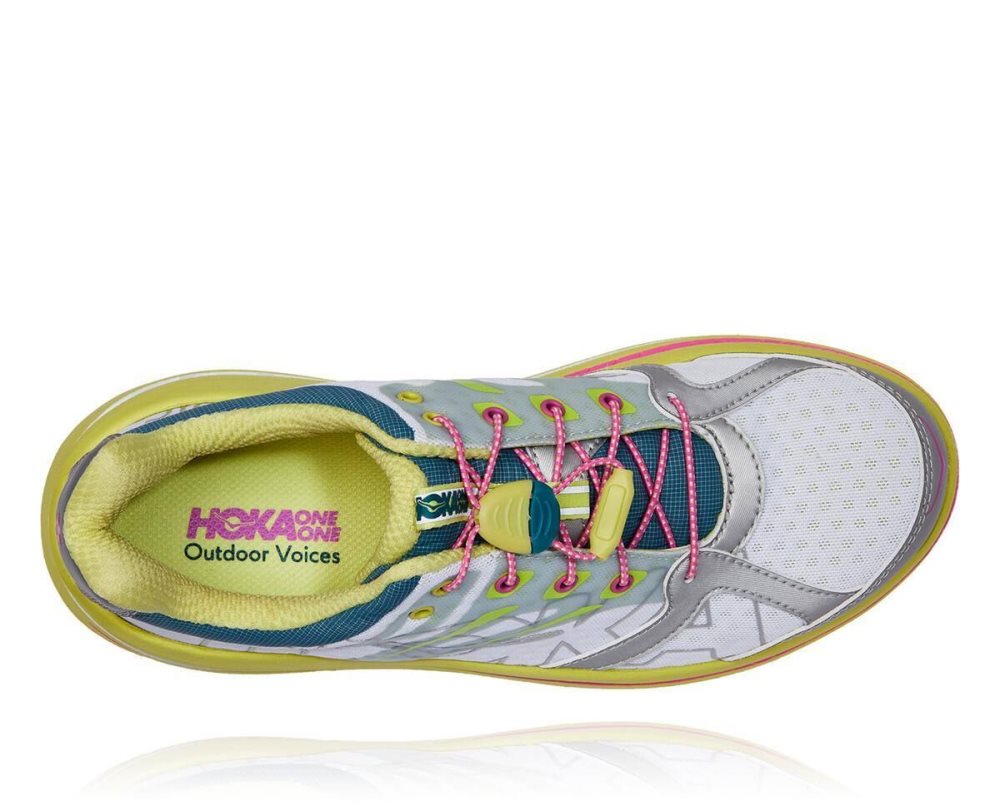 Light Green / Pink Hoka Outdoor Voices Bondi B | 23098OHIP