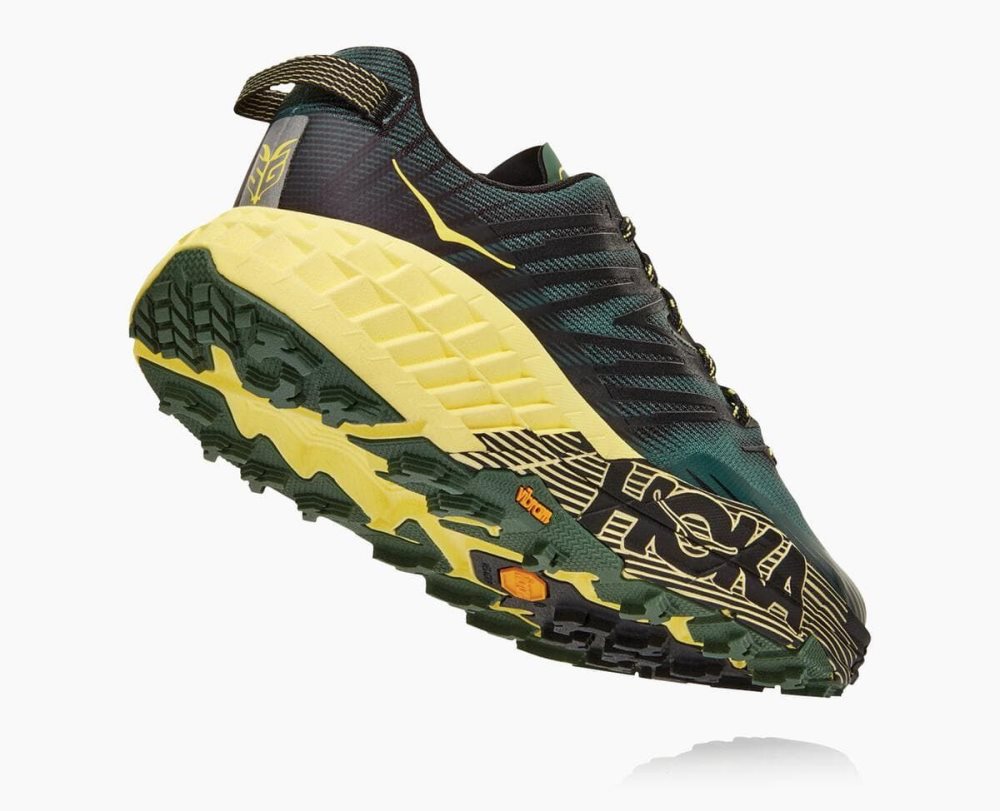 Myrtle/Limelight Hoka Speedgoat 4 Wide | 59370YAWQ