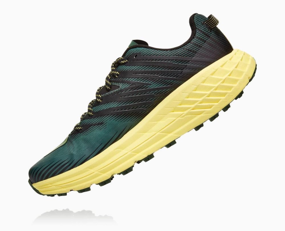 Myrtle/Limelight Hoka Speedgoat 4 Wide | 59370YAWQ