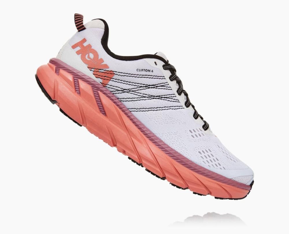 Nimbus Cloud/Lantana Hoka Clifton 6 Wide | 59423XZYQ