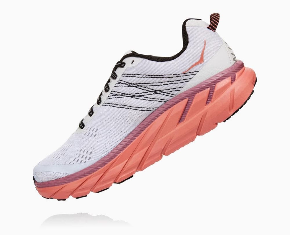 Nimbus Cloud/Lantana Hoka Clifton 6 Wide | 59423XZYQ