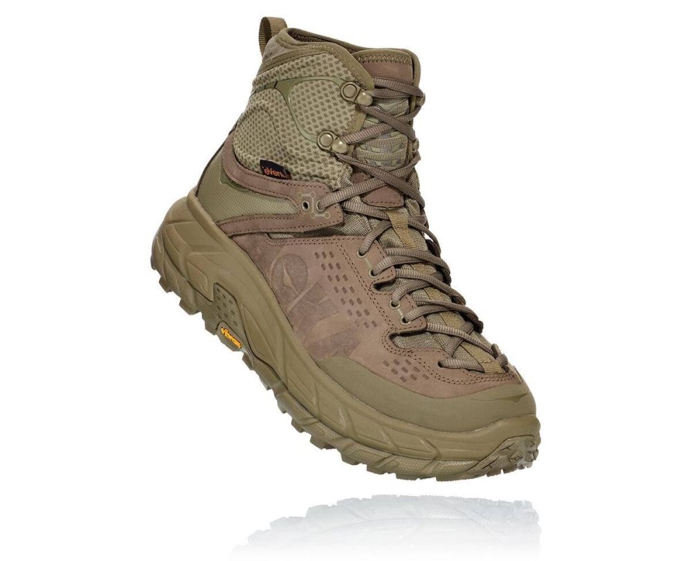 Olive Hoka Tor Ultra Hi 2 Waterproof | 65498FJAO