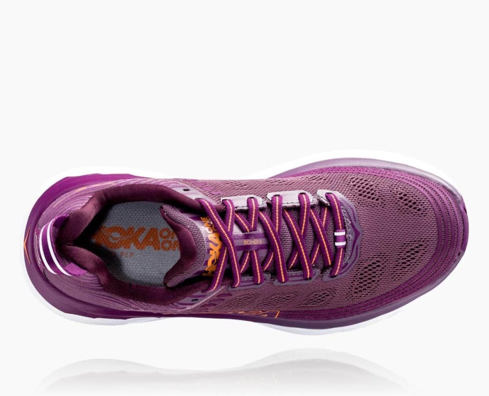 Purple Hoka Bondi 6 | 32817VEUI