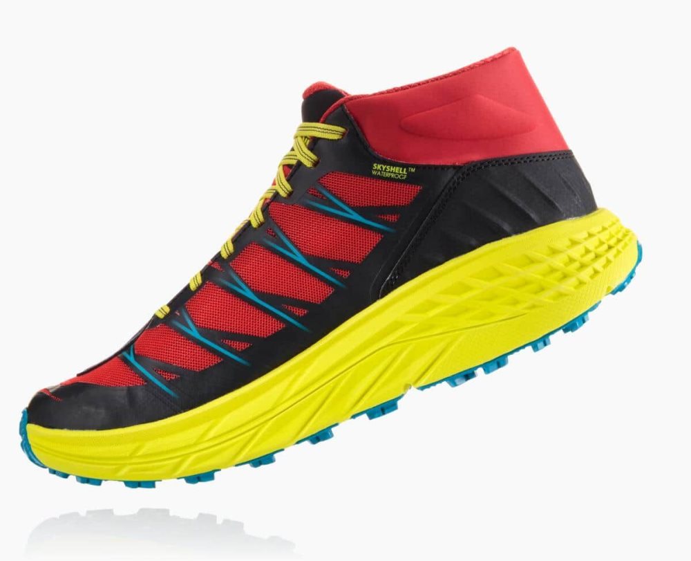 Red / Blue Hoka Speedgoat Mid Waterproof | 12357ULIK