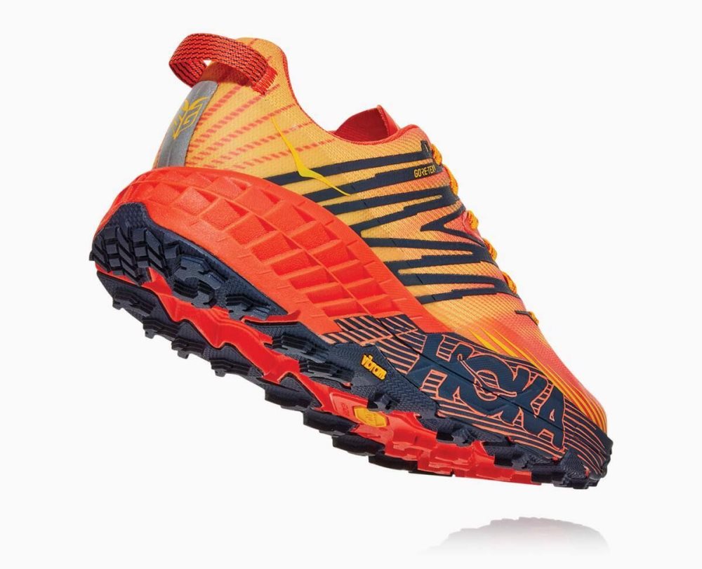 Red / Gold Hoka Speedgoat 4 GORE | 70819MZTS