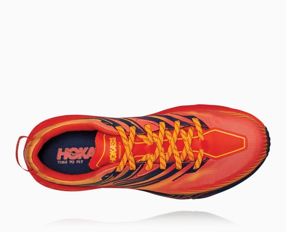 Red / Gold Hoka Speedgoat 4 GORE | 70819MZTS