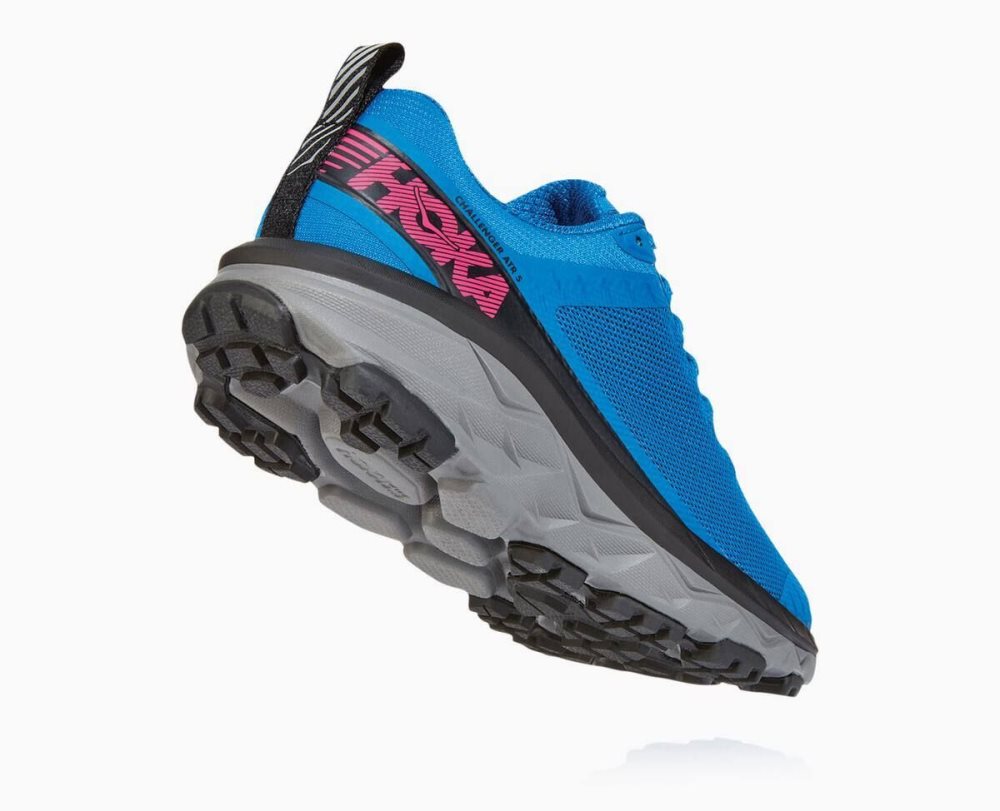 Royal Blue / Pink Peacock Hoka Challenger ATR 5 Wide | 20481CZSD