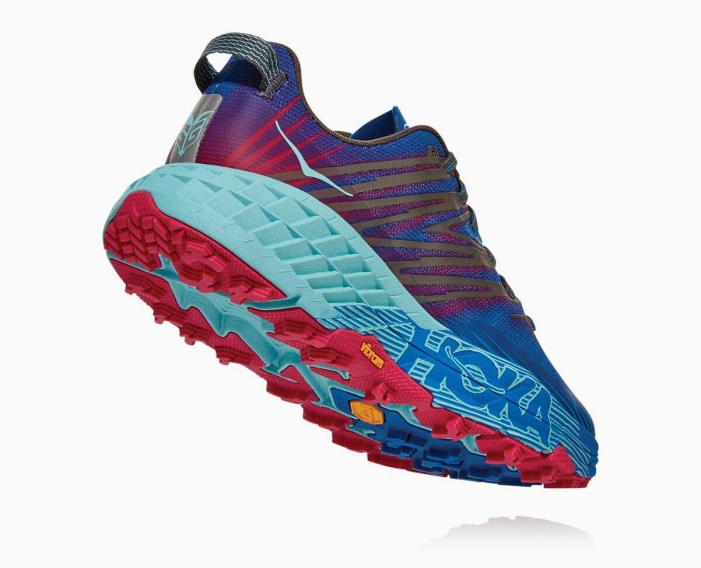 Royal Blue / Pink Peacock Hoka Speedgoat 4 | 94168AXWU