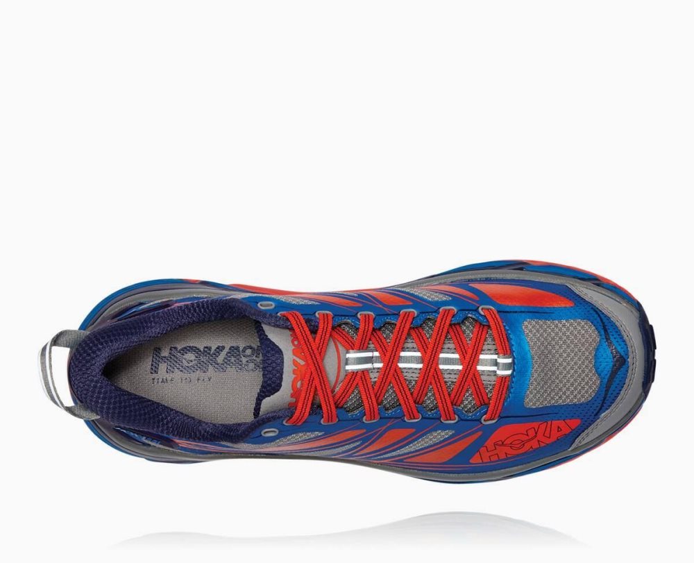 Royal Blue / Red Hoka Mafate Speed 2 | 38142IGHF