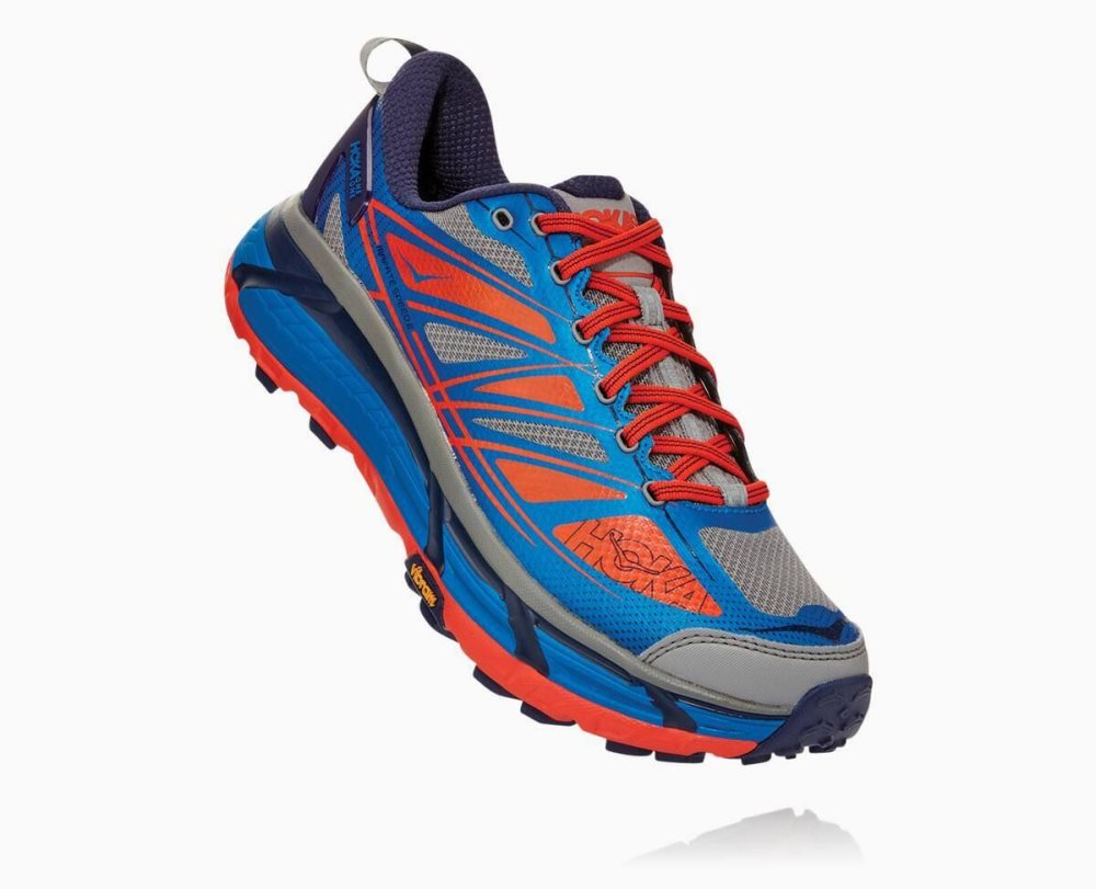 Royal Blue / Red Hoka Mafate Speed 2 | 38142IGHF