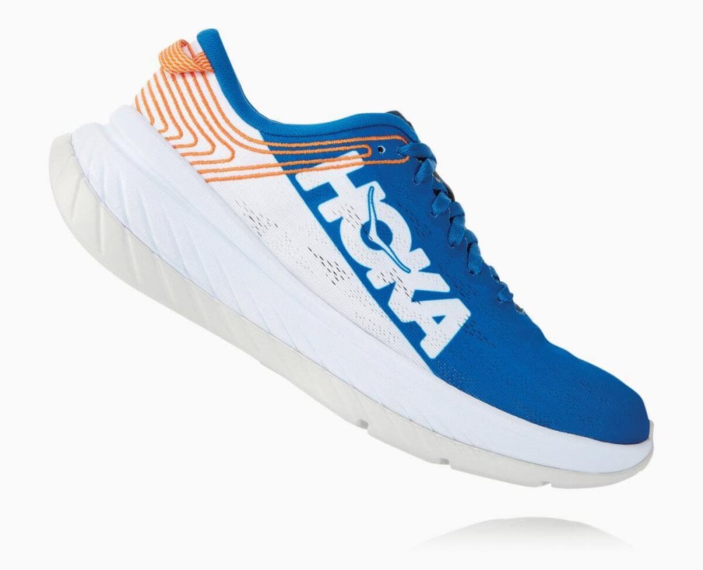 Royal Blue / White Hoka Carbon X | 07359WQJO