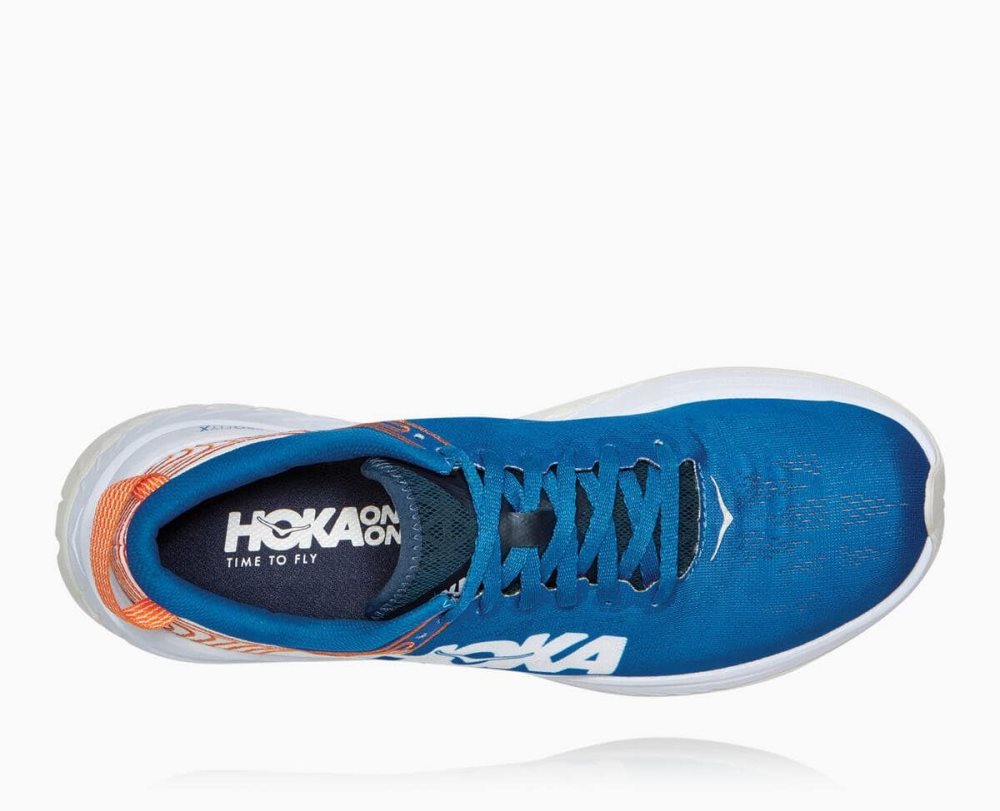 Royal Blue / White Hoka Carbon X | 07359WQJO