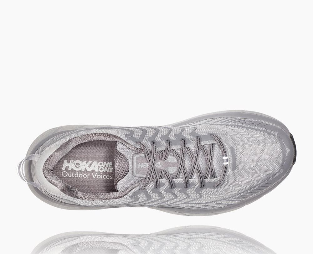 Silver Hoka OV Clifton | 38650VZYH