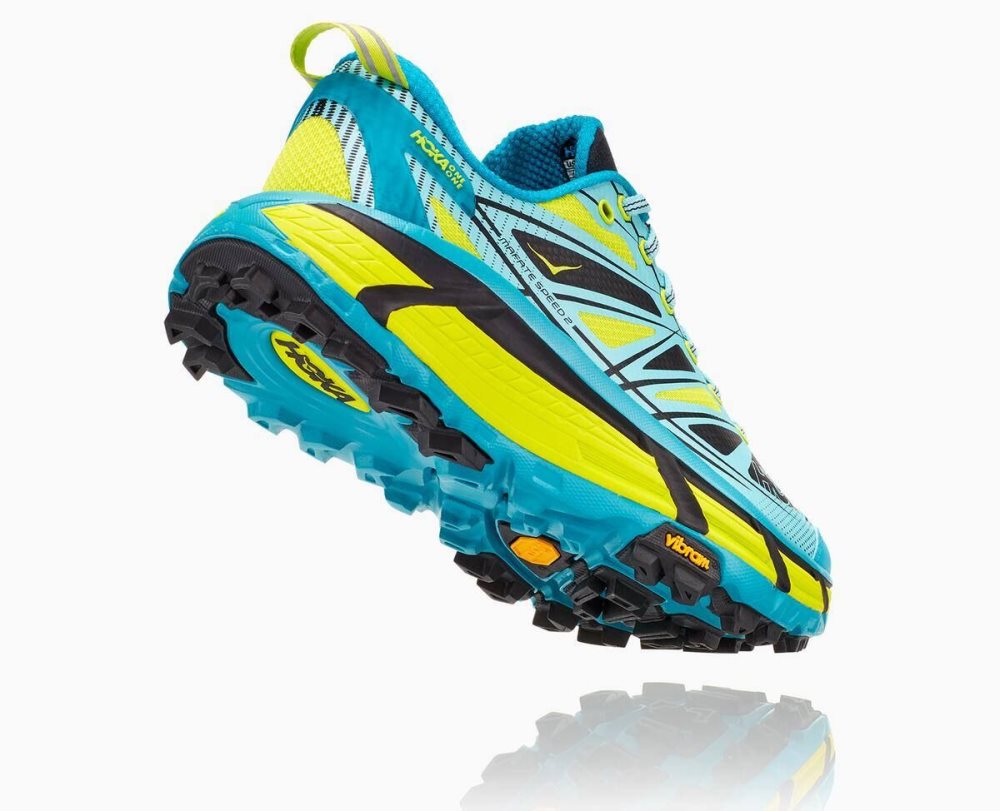 Turquoise Hoka Mafate Speed 2 | 32468EUDG