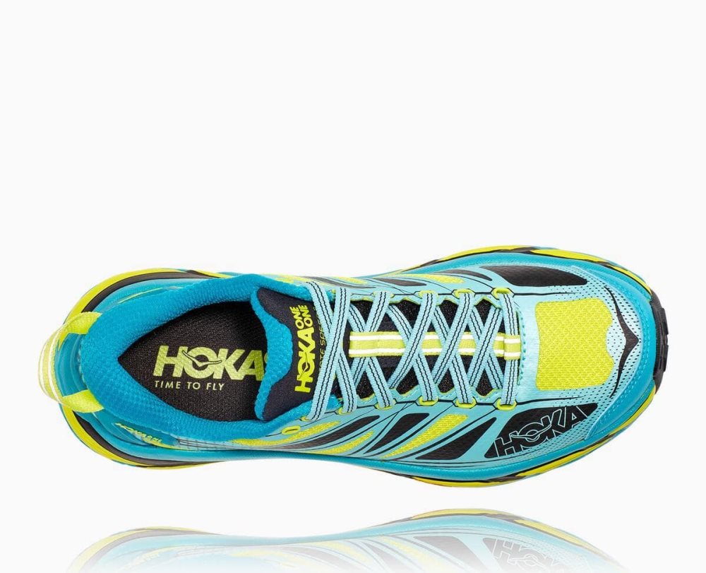 Turquoise Hoka Mafate Speed 2 | 32468EUDG