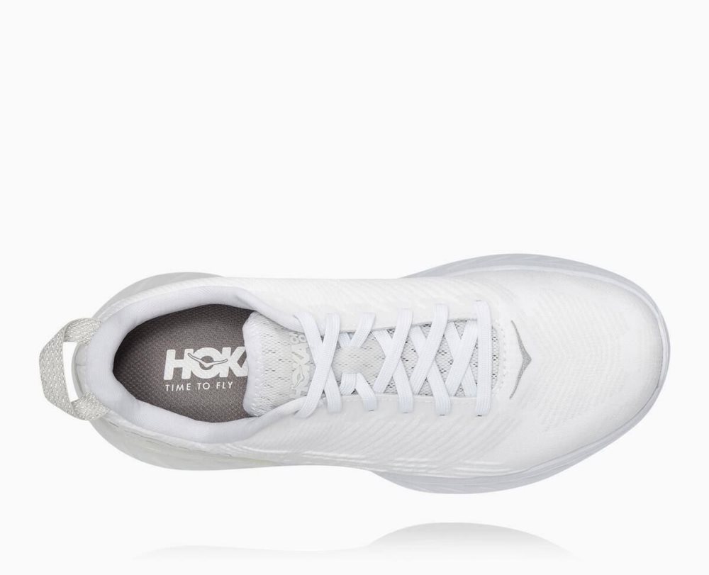 White / Blue Hoka Mach 3 | 94572IDBF