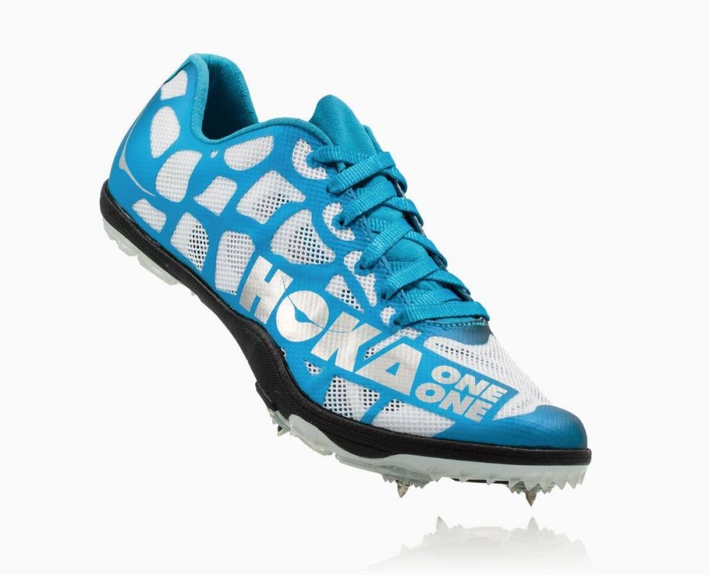 White / Blue Hoka Rocket LD | 04162KZEL