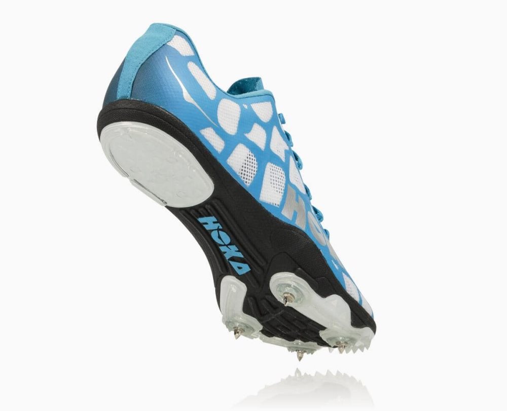 White / Blue Hoka Rocket LD | 54972QTYR