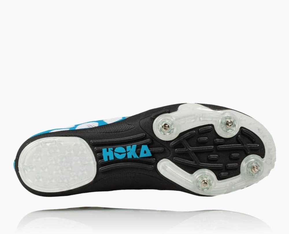 White / Blue Hoka Rocket LD | 54972QTYR