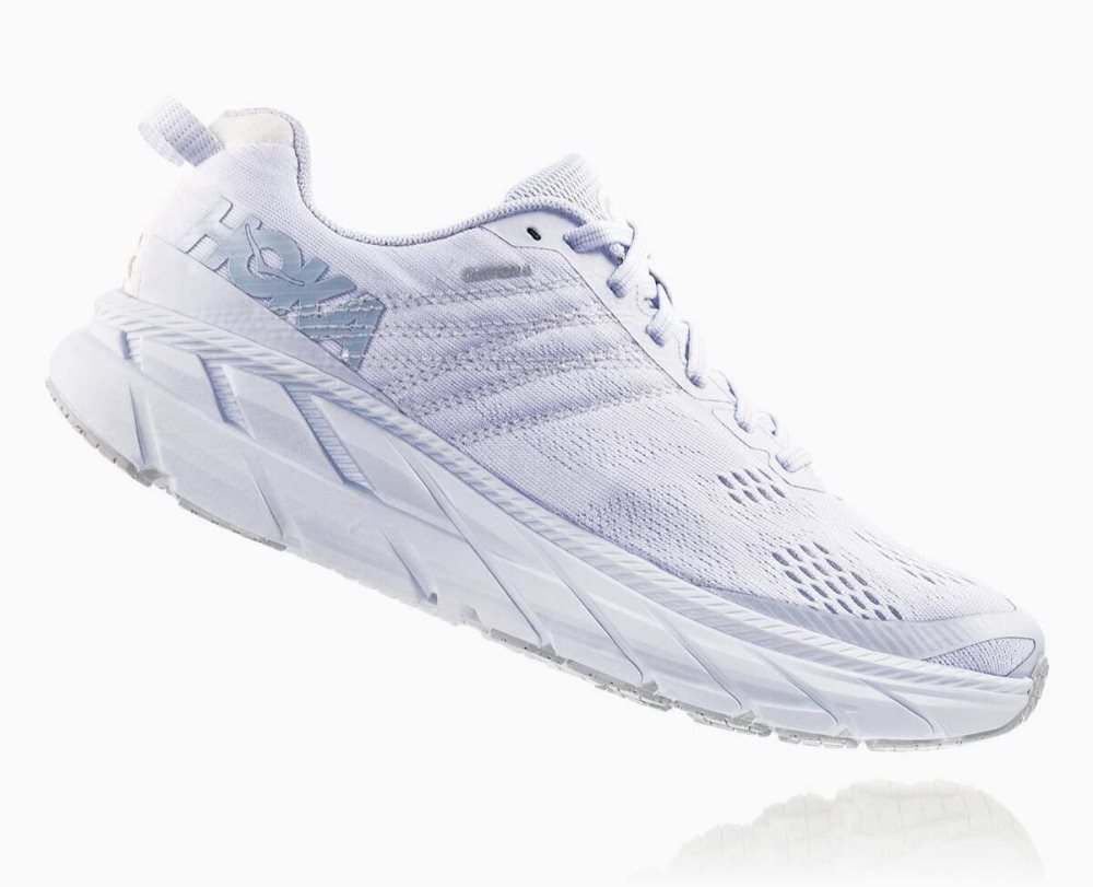 White / White Hoka Clifton 6 Wide | 70935IPMV