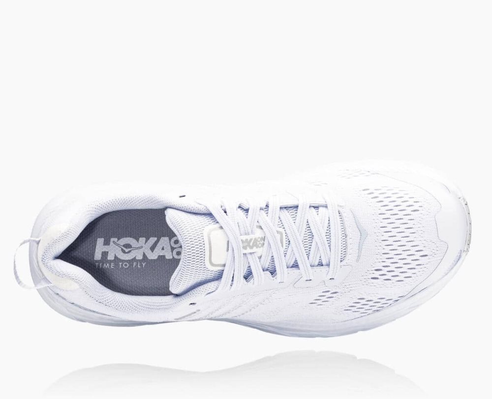 White / White Hoka Clifton 6 Wide | 70935IPMV